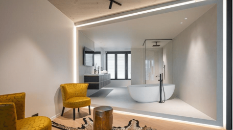 Moderne badkamer schilderwerken
